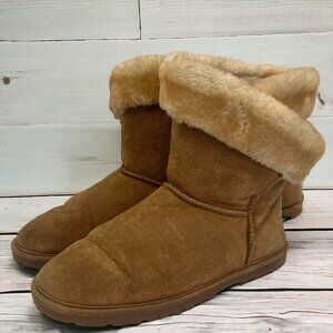Lamo Australia Chestnut Shearling Sheepskin Winter Boots Size 11